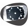 Aftermarket VETRO SPECCHIO RETROVISORE GRANDE DESTRO YPSILON 2009-2011 ELETTRICO UNIVERSALE NERO PIATTO AUTOMATICO