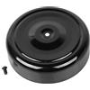 XMMT Bobbed Style 8 Round Air Cleaner Cover Guard per Harley Sportster XL 883 1200V 2012-UP Softail Fat Boy Heritage Softail FLST FXST 2011-2017, nero