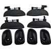 JLANZD [Replacement] for 1997-2005 for Hyundai for Atos for Sanatro Esterno Interno Esterno Interno Anteriore Posteriore Sinistro Destro Maniglie delle Porte 82650-02000,82660-02000 (Full Set 8pcs)