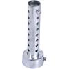 Yctze Silenziatore per Tubo di Eduzione, Yctze Tubo di Scarico per Moto Can DB Killer Silenziatore Silenziatore Inserto Deflettore Argento 42 Mm Universale per la Maggior Parte delle Moto(45mm) per db kille
