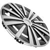 CLISPEED Coprimozzi Decorativi in Pp Nero per Auto, Protezione Efficiente e Riduzione Manutenzione, Accessori Moderni e Stilosi per Cerchi da 14 Pollici