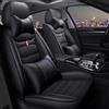 Romanbin Coprisedili per Auto Set per Toyota Yaris Hybrid, 5 Posti, in Pelle PU, Confortevole, Quattro stagioni,Nero