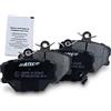 BESTPRICE Set pastiglie freno asse anteriore, Pastiglie freno anteriori, 4 pezzi, Compatibile con SMART (450), FORTWO Cabrio (451), FORTWO Coupé (450) (451), ROADSTER (452), ROADSTER Coupé (452)
