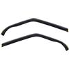 J&J AUTOMOTIVE Deflettori d'Aria per Volkswagen T5 T6 Caravelle, Trans-Porter, Multivan 2003-2019, Set da 2 Pezzi, Nero fumé Oscurato Heko