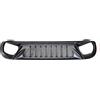 QIFANB Griglie Radiatore Sportive Per Jeep Per Renegade 2016 2017 2018 2019 2020 Nero Opaco Griglia In Carbonio Presa D'aria Styling Esterno Tuning Paraurti Anteriore Rete(2016-2018 black)