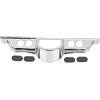 XMMT Cromo Inserire la copertura del cruscotto del pannello interruttori della carenatura per Harley Touring Electra Glide 1996-2013 /Street Glide 2006-2013 Tri Glide 2009-2013