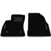 Generico Tappetini compatibili con Fiat Doblò 2-3 posti 2015-2022, ricamo bandiera Italia, kit tappetini auto personalizzati, set tappeti in moquette
