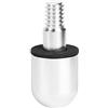VOBOR Paraurti Anteriore per Auto Paraurti Rotondo Protezione Anti collisione per Benz Smart(Silver)