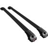accessorypart Compatibile con Volkswagen Tiguan 2 (AD1) Pre-Facelift 2016-2020 ACE-1 Barre Tetto Portapacchi Auto Barre Portatutto Nero Alluminio 2 Barre