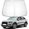 BIXUAN Parasole Compatibile con Audi Q2 2016-2024, Protezione UV, Pieghevole, 1 Unità