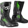 Berik Shaft 3.0 Stivali da moto, nero/verde, 43