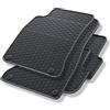 Mossa Tappetini gomma adatti per Audi A4 B8 (2007-2015) 4 pz. nero
