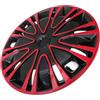 Abaodam Copricerchi per Ruote Auto 14 Pollici in Pp Rosso Design Elegante, Coprimozzo Resistente e Facile da Installare per Veicoli