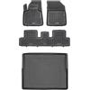 MOTOS Set di tappetini in gomma e tappetini in Pe per il bagagliaio Citroen C4 Picasso II 2013-2018 Migliorate il vostro comfort di viaggio con il tappetino antiscivolo per auto - tappetino per auto p