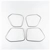 YESKIT Rivestimento Decorativo Per Cornice Per Altoparlante Audio Per Portiera Per Auto In Acciaio Inossidabile Per Accessori Interni Styling Per Q3 2012-2016 decorazione(Argento)