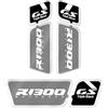 AZgraphishop AZ GRAPHISHOP ADESIVI RIFRANGENTI COMPATIBILE PER BMW VALIGIE VARIO R 1300 GS 2024 ATR-FM-002 (Triple Black)