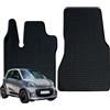 W-Parts TAPPETI - TAPPETINI IN GOMMA 3D TPE NERI PER SMART Fortwo 453 dal 2019 in poi