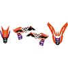 Generico BLACKBIRD kit adesivi grafiche decalcomanie per motocross enduro cross compatibile con Ktm Exc/Exc f 2008-2011 - Sx/Sxf 2007-2010 set grafica