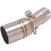 ZSHYTWE Terminali di scarico moto Per ADV350 Per ADV 350 Per ADV-350 2021 2022 Scarico Per Moto Modifica Tubo Di Collegamento Centrale 51mm Silenziatore Slip On