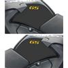 BLACK DOVES GRAPHICS 2pz Adesivi Compatibili Fiancate Serbatoio Motorrad R 1200 GS Adventure R1200 (Giallo Rifrangente)