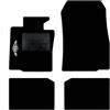 QUEMAR Tappetini Auto compatibili con MINI Countryman R60 Paceman R61 2010-2016/ Kit Tappeti Moquette e Gomma su Misura (Set 2 Ant.+2 Post.)/ Ricami e Colori Personalizzati (Bordo Nero, 1 Ricamo)
