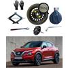 D'ANGELO 1988 Kit Ruotino di Scorta 16 compatibile con Nissan Juke con Cric, Chiave, Vite, Guanti e Sacca