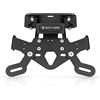 CXEPI Supporto per targa, Porta Targa Moto,Portatarga Moto Con Luce per Yamaha MT03 MT-03 2019-2023
