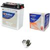 farbrothersonline COMPATIBILE CON HONDA 600 XL V Transalp 1987 BATTERIA GIA' PRONTA ALL'USO TECNIUM JIS YB12A-B 12 V 12,0 AH BATTERIE 12 AMPERE SPECIFICA MOTO SCOOTER 113X70X105MM
