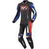 Berik Absolute GP2 Tuta in pelle da moto a due pezzi, nero/blu/bianco/rosso, 54