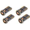 KATUR Lampadine LED bianche T10 Canbus per auto, T10 W5W 3 SMD 5050, super luminose, 194 168 175 192 2825, lampadine di ricambio per luci auto, fari laterali, interni, cupola, mappa (confezione da 4)