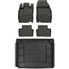 MOTOS Set di tappetini in gomma e tappetini per il bagagliaio per Renault Kadjar 2015-2022 Migliorare il comfort di viaggio con tappetino antiscivolo auto 3D- tappetini per tutte le stagioni auto, pro