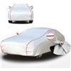 Generico Telo Antigrandine Per Auto per Ford Fiesta Mk1 Hatchback, Telo Copriauto Da Esterno, Tessuto Oxford, Telo Auto Impermeabile Traspirante, copertura per auto sottile FDC