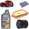 OP Kit tagliando 3 filtri + 5L olio Mobil 5W-20 per Ford Puma 1.0 Ecoboost Hybrid 2019+