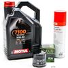 Gazoobike Kit di manutenzione cambio olio standard per YAMAHA Tracer 9 900 dal 2021 al 2023 - MTL 7100 10W40 4L