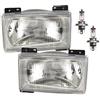 Johns Fari alogeni per Fiat Ducato 1984-1990 Set con 2x H4 sinistra destra