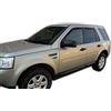 J&J AUTOMOTIVE Deflettori d'Aria per Land Rover Freelander 2 2006-2014, Set da 4 Pezzi, Nero Fumé Oscurato Heko