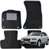 W-Parts SERIE 4 TAPPETI - TAPPETINI IN MOQUETTE NERI PER Q5 I dal 2009 al 2016