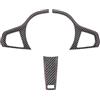 Rugnipw Accessori interni Per BMW Per G30 Per G20 Per F40 Per G21 Per G28 Per G11 Per G12 Per Z4 Per G32 Adesivi Per Cornici Pulsanti Del Volante modanature interne(Carbon Fiber Leather)