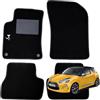 W-Parts SERIE 4 TAPPETI - TAPPETINI IN MOQUETTE NERI PER DS3 DAL 2010 AL 2019