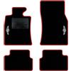 QUEMAR Tappetini Auto per MINI Clubman I R55, Bordo Rosso, 2 Ricami