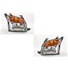Johns Fari anteriori per Ford Fusion 10/2005-12/12 H4 Set destro e sinistro