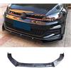 FGMSSOUG Auto Frontali Paraurti Spoiler per VW Golf 7 MK7 7.5 R GTI GTD 2014 2015 2016 2017 2018 2019, Lip Anteriore Splitter Lama Diffusore Protezione Aerodinamiche.,Carbonfiberlook
