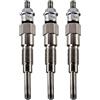 Automkt 3 candelette 16851-65510 16851-65512 adatte per trattori Kubota D722 D902 D905 D1005 D1105 V1505 V1305 B1700D B1700E ZD326 ZD326 31 Falciatrice BX1800D BX1830D