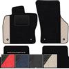 moto-MOLTICO Tappetini Auto Set di Tappeti in Moquette su Misura - Accattivante Disegno - per VW Bora Golf IV 1997-2005 - Beige