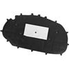 Wivplex, for VW, for Golf, 6, for Golf, 6 Gti Auto Cofano Anteriore Isolamento Acustico Cotone Isolamento Termico Copertura Tappetino isolante per motore(Schwarz)