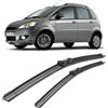 ZXFENG Set di tergicristalli per FIAT Idea 2008-2013, Tergicristallo Spazzole per Parabrezza Set spazzole tergicristallo anteriore