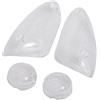 Unbekannt Lenti per frecce STR-623.01/WH STR8 per MBK Nitro/Yamaha Aerox (dal 1999), bianco