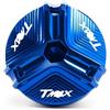 BUYTUS Compatibile con TMAX 560 530 T-MAX 500 T MAX SX DX 2021 2022 2023 Accessori moto Coperchio tappo olio motore(Blue)
