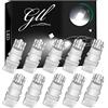 GLL T10 Lampadine LED, Bianco 501 W5W Lampadine LED 2835 3 SMD con Lente Condensatore 120LM per Cupola Luci Luci di Licenza Luci del Bagagliaio