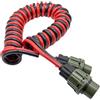 SERTPLAS Nato - Vite elettrica a 2 poli Nato, 50 mm², con spina NATO, cavo da 24 V, 50 mm², 2 x 0,50 m², cavo di avviamento Nato, VG96917 per camion, vigili del fuoco, veicoli commerciali